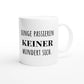 Weiße Keramiktasse 325 ml mit Aufdruck "Dinge passieren" – Schreibtischtasse von Vollzeitfrust, Ansicht von rechts
